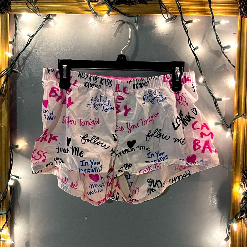 Victoria’s Secret PINK Y2K sleep shorts S
